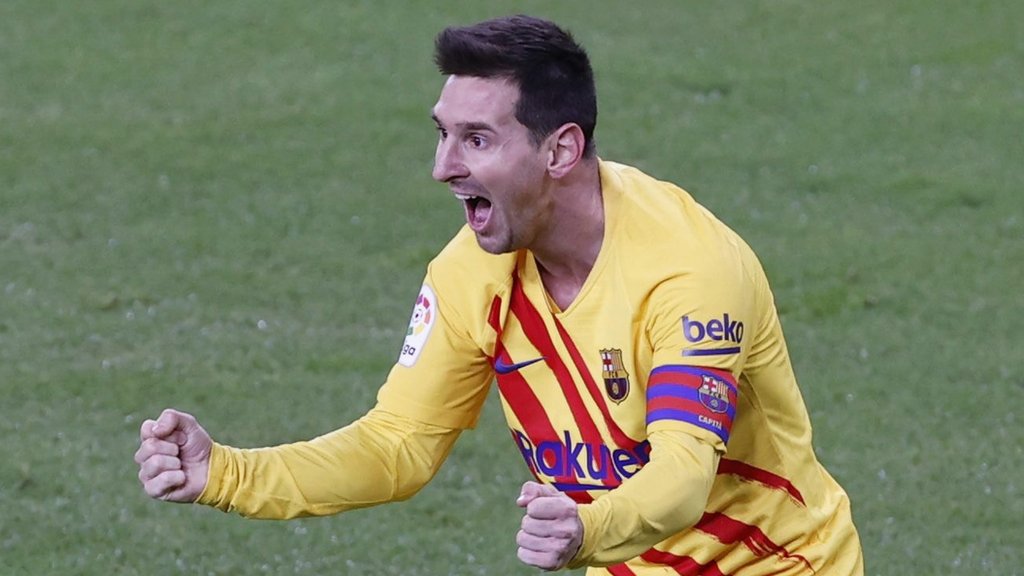 Athletic Bilbao 2-3 Barcelona: Lionel Messi scores twice as Barcelona go third in La Liga