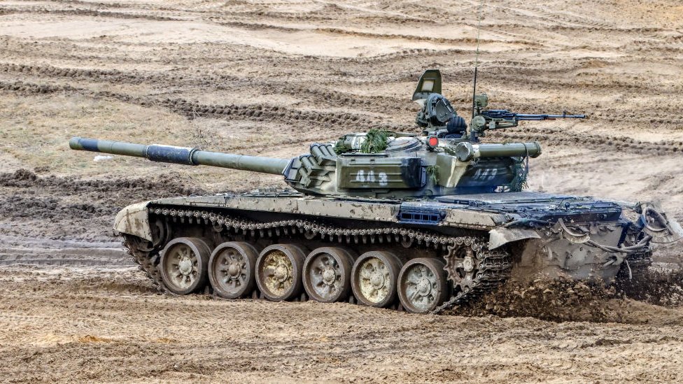 Tanques en Bielorrusia.