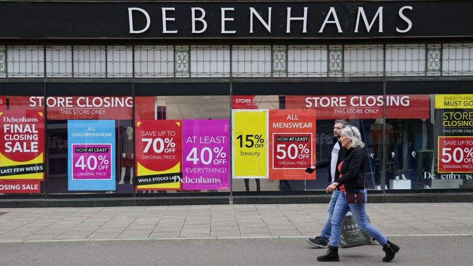 Last Debenhams stores close their doors
