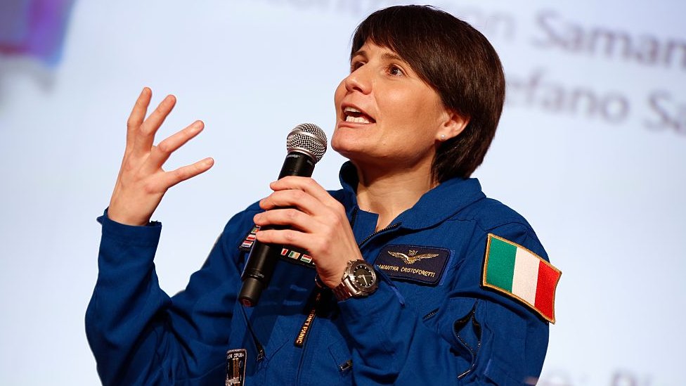 İtalyan astronot Samantha Cristoforetti,
