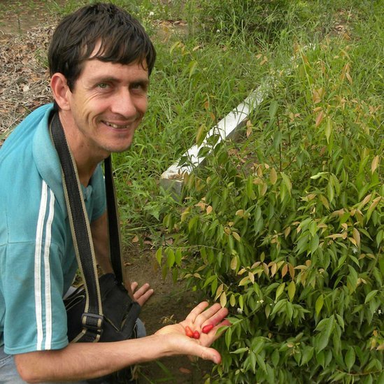 Desde los 14 años, Helton Muniz se dedica a cultivar especies poco conocidas en el interior de Sao Paulo. Foto: archivo personal. Helton Muniz