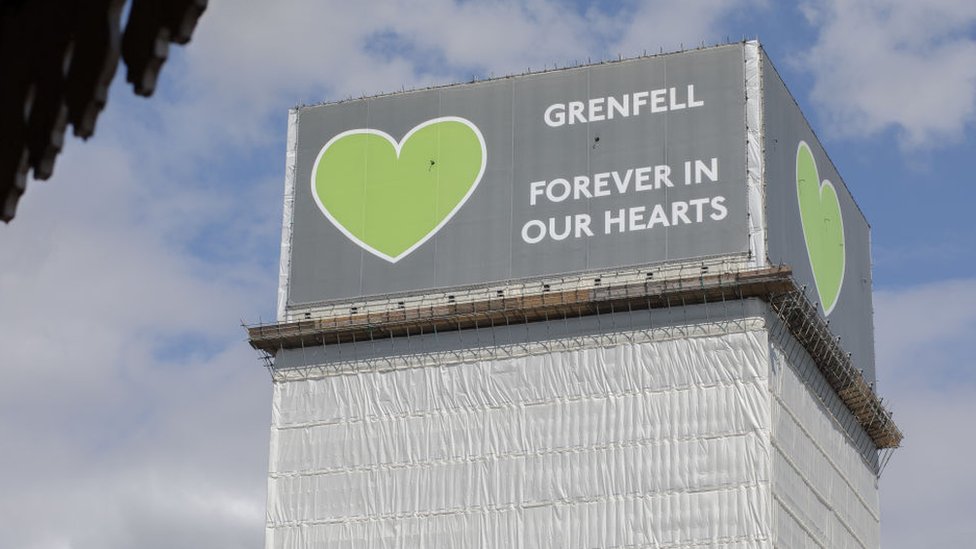 Башня Гренфелл в июне 2020 года