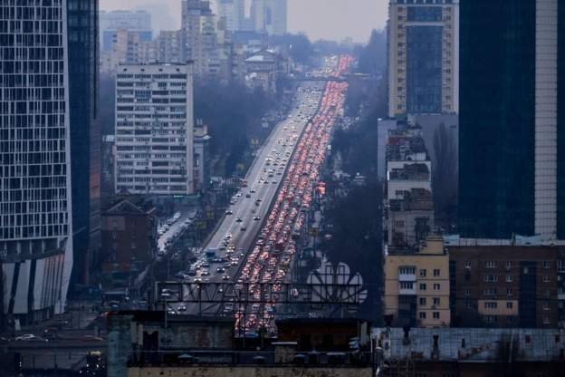 kemacetan di Kyiv