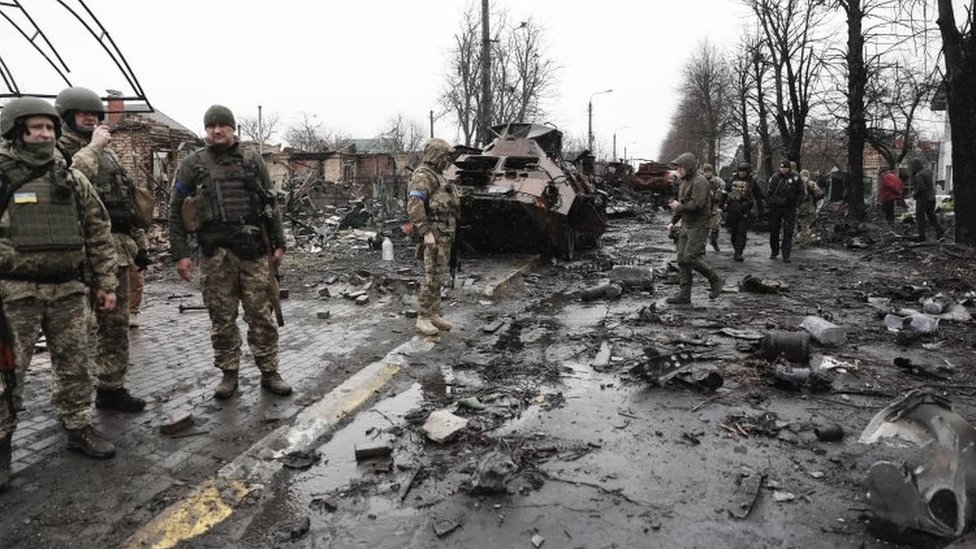 烏克蘭軍隊重新控制布查