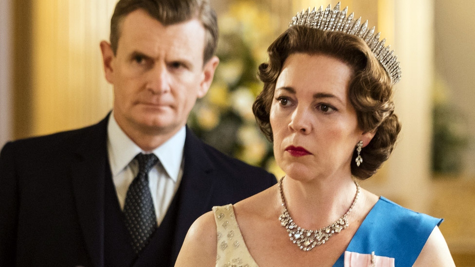 Olivia Colman en The Crown.