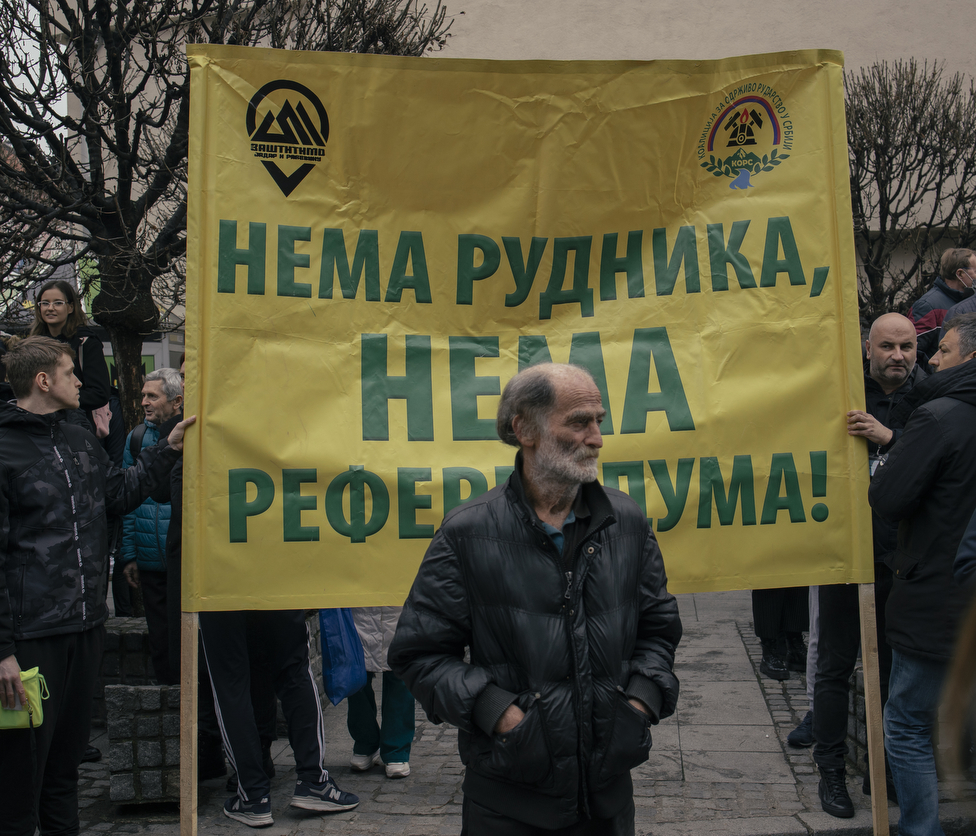 Loznica, protest