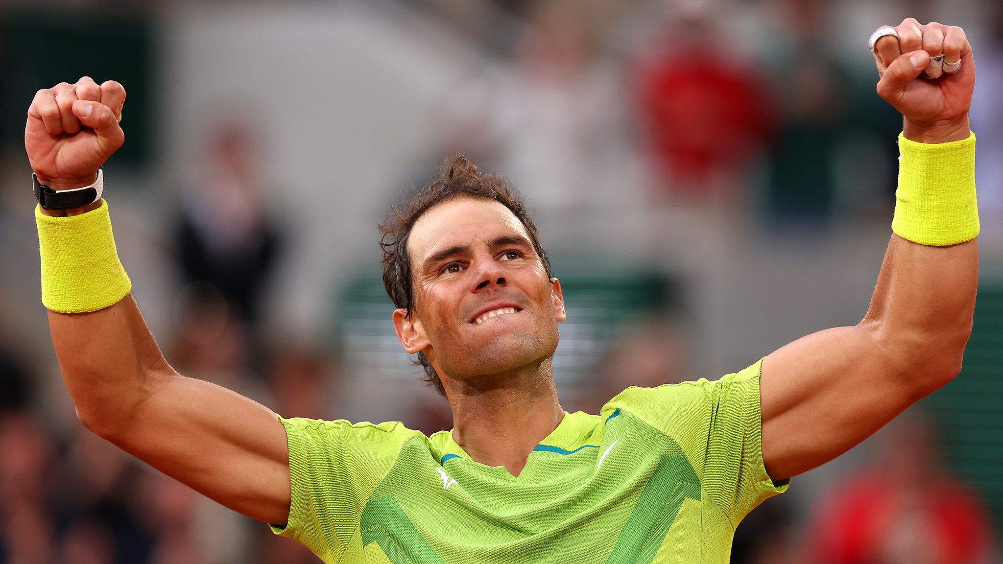 French Open: Rafael Nadal wins to set up Novak Djokovic quarter-final in Paris