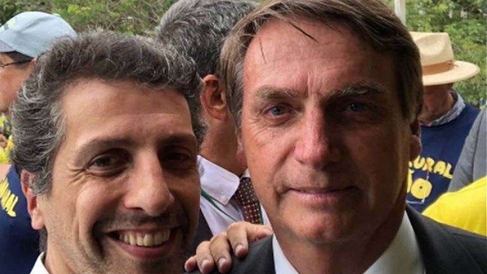 Joaquim Álvaro Pereira Leite e Jair Bolsonaro