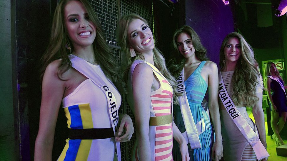 Concursantes del certamen Miss Venezuela