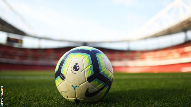 Premier League ball at Emirates Stadium
