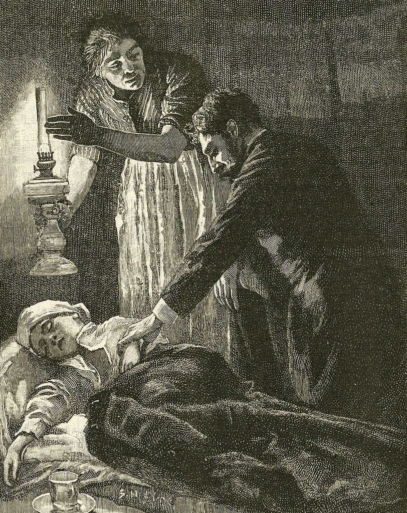 Enfermo siglo XIX