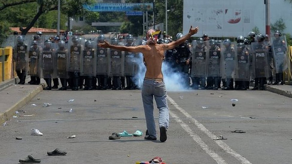 disturbios en Cúcuta