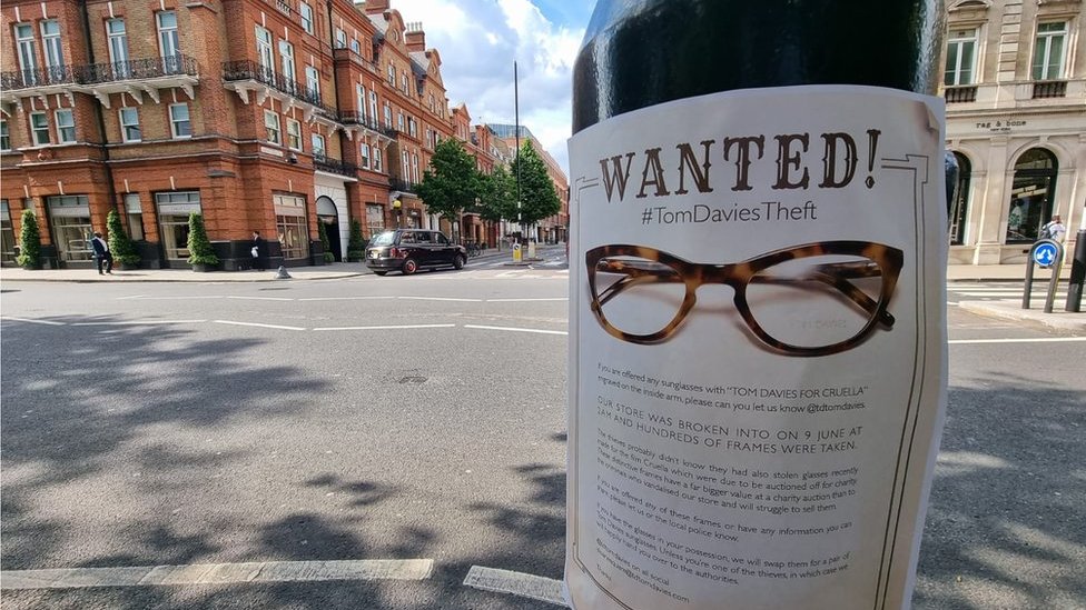 Designer glasses worn in Disney film Cruella among hundreds of pairs stolen  in £500k raid | UK News | Sky News