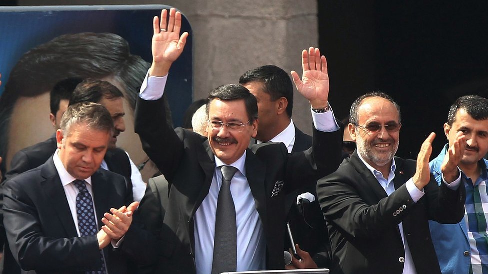 Melih Gökçek, 2014 yılında AKP'den yeniden belediye başkanı seçilmişti