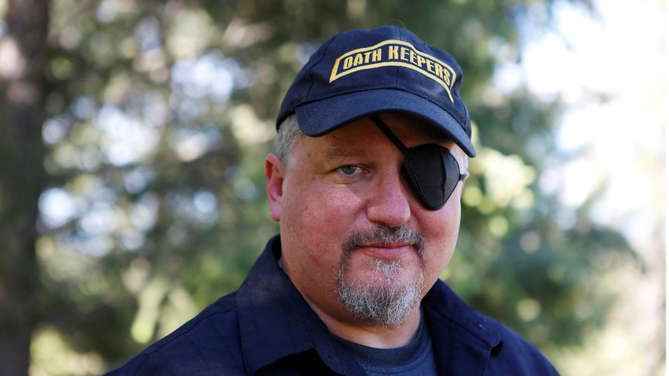 El líder de Oath Keepers, Stewart Rhodes, en 2016