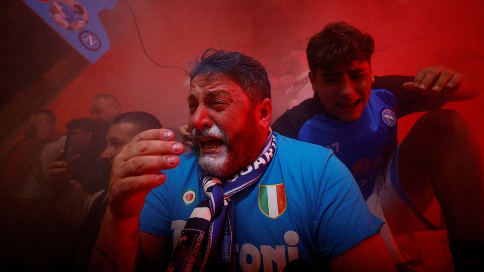 Sampdoria fans set off fireworks in huge celebrations after