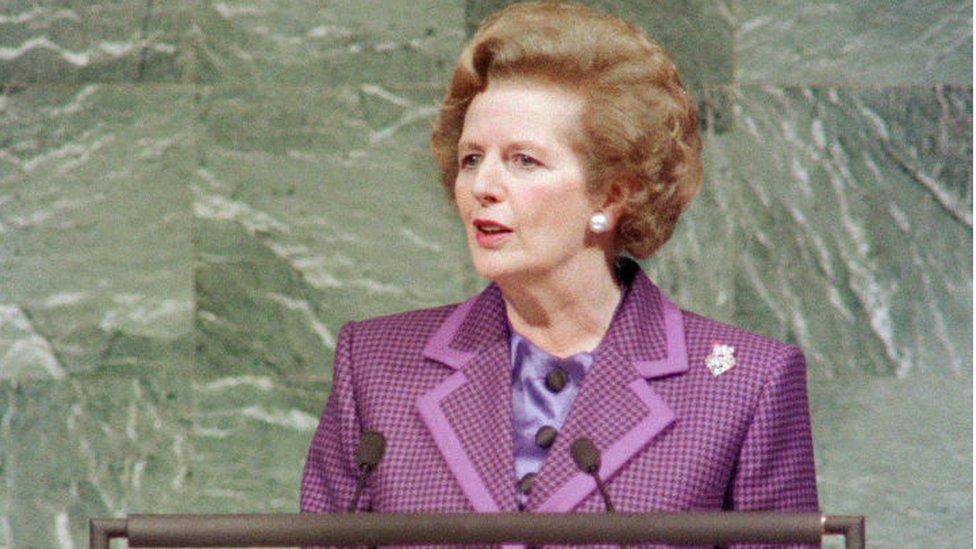 Thatcher discursa na ONU em 1989