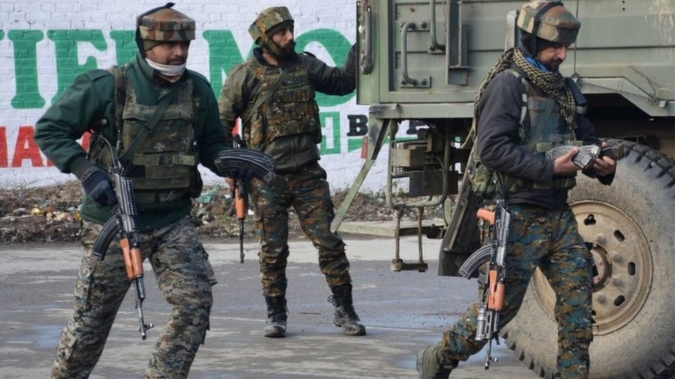 Pulwama attack Nine killed in Kashmir gun battle