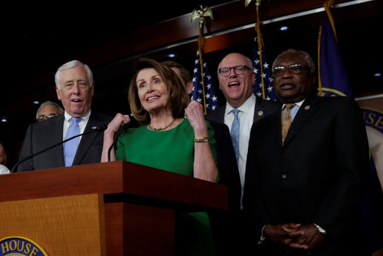 Los demócratas rechazaron en bloque la propuesta de Trump. Pelosi
