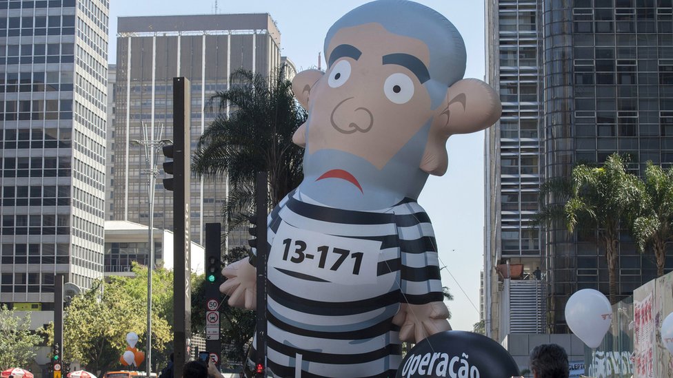 Sao Paulo'da Lula karşıtı bir gösteri