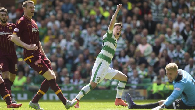 Jack Aitchison scores against Motherwell