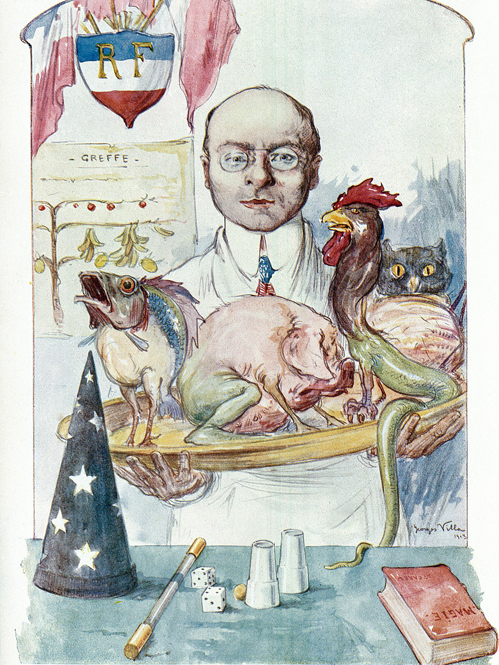 Retrato de Alexis Carrel, de Chanteclair