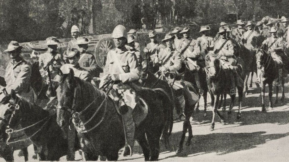 Легкая кавалерия, защитники Мафекинга, 1900 г.