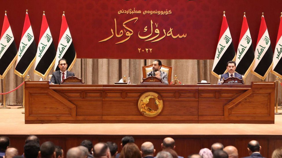 نواب عراقيون خلال جلسة مجلس النواب