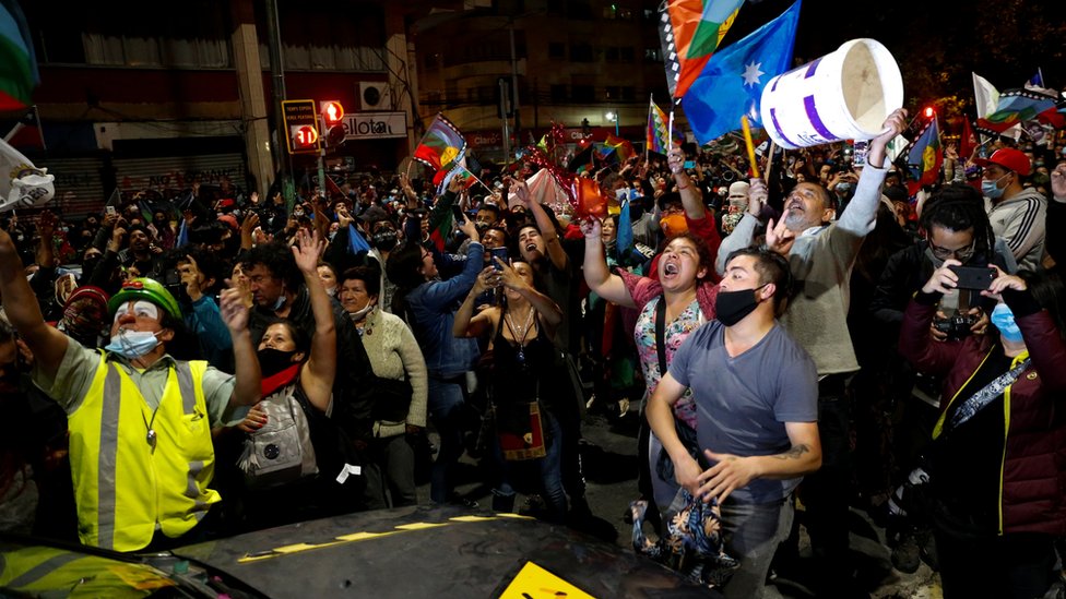 Celebración en Valparaíso, Chile