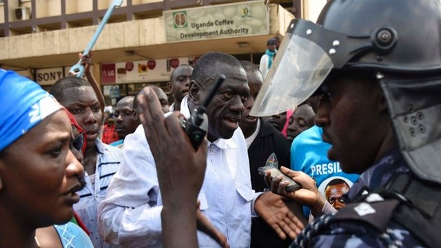 Violent Clashes In Uganda Ahead Of Election - BBC News