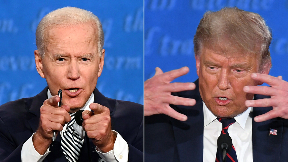 Debate entre Biden y Trump.