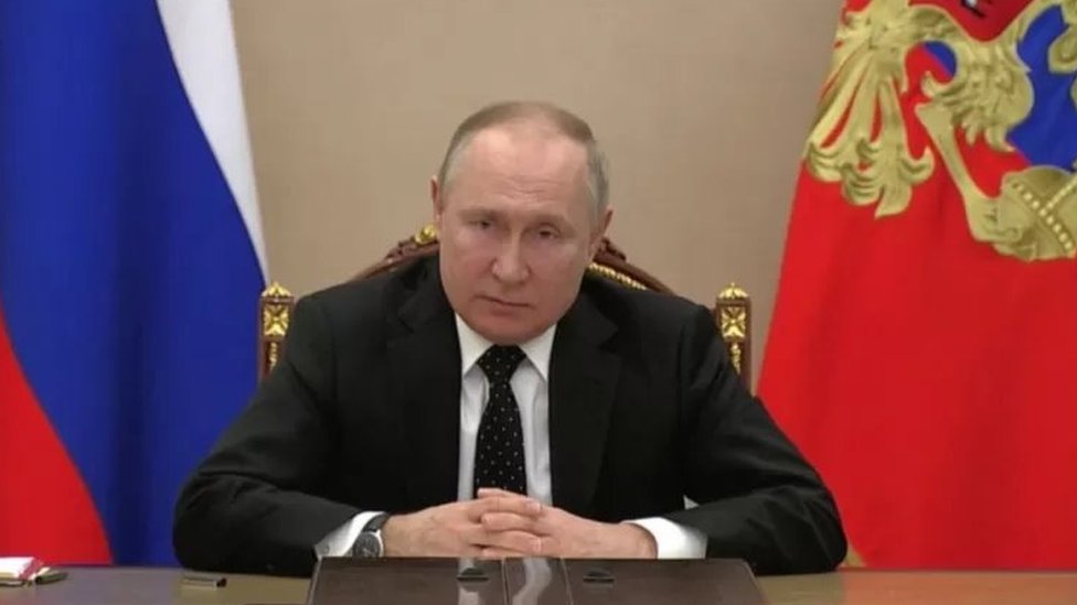 Vladimir Putin durante discurso