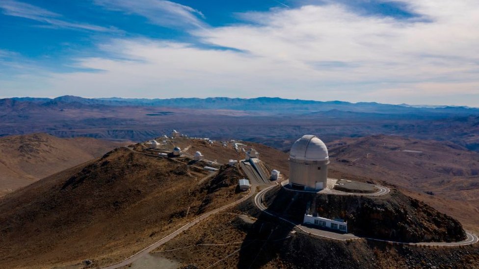 Vista del observatorio espacial de Atacama.