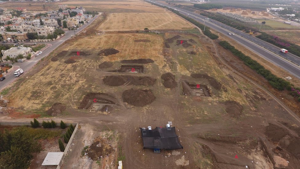 Место раскопок в Джалжулии недалеко от Тель-Авива