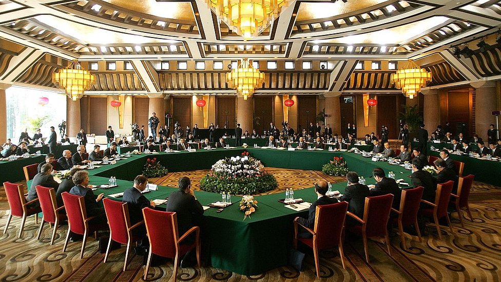 Diálogo de los Seis se reanudó en Pekín, en diciembre de 2006. Diálogo de los Seis, en Pekín