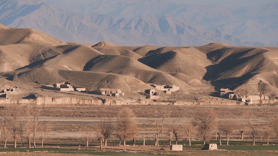 منظر ريفي في جنوب أفغانستان