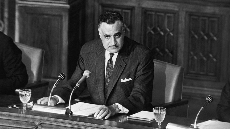 Nasser había prometido que, en caso de una guerra, el objetivo era la destrucción de Israel. Gamal Abdel Nasser