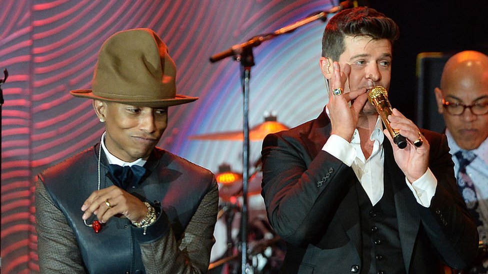 Pharrell Williams y Robin Thicke