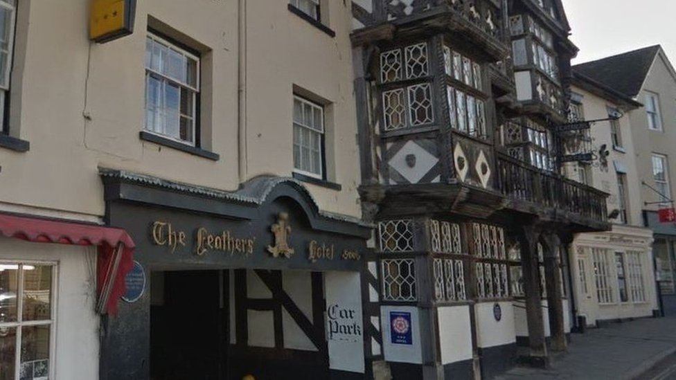 Legionella found again at Ludlow s The Feathers Hotel BBC News