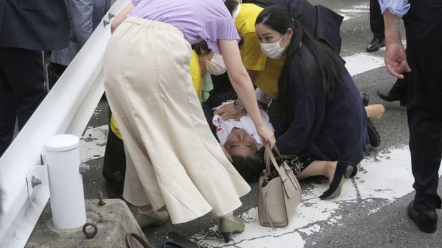 Shinzo Abe herido