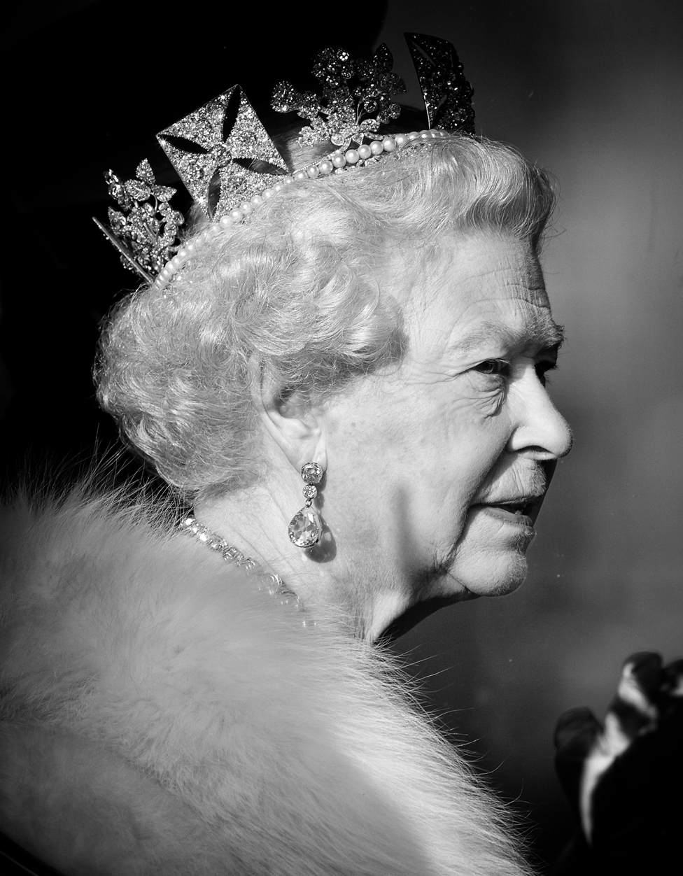A rainha durante compromisso em Londres