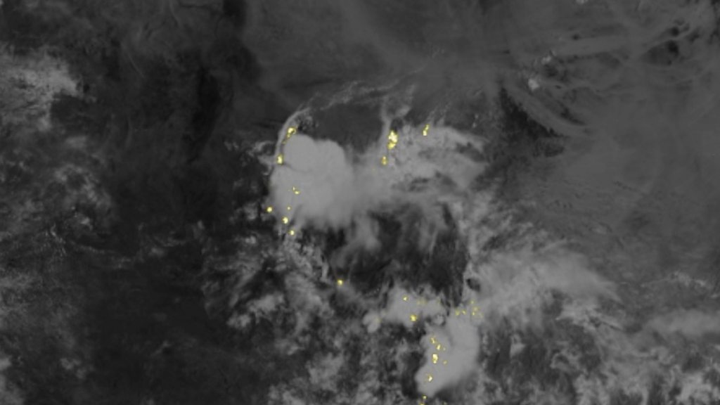 Weather satellite captures lightning spectacle across Earth