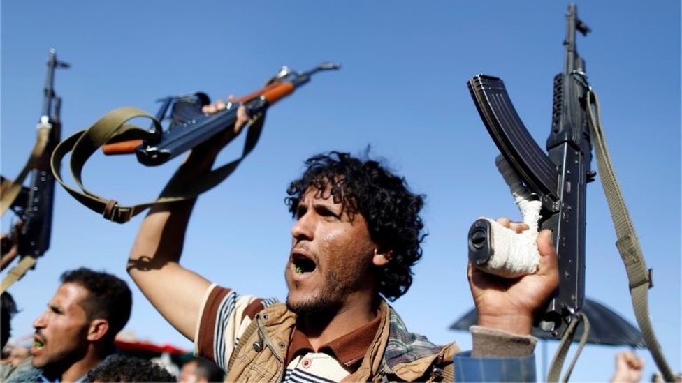 Houthi rebels in Sanaa (file photo)