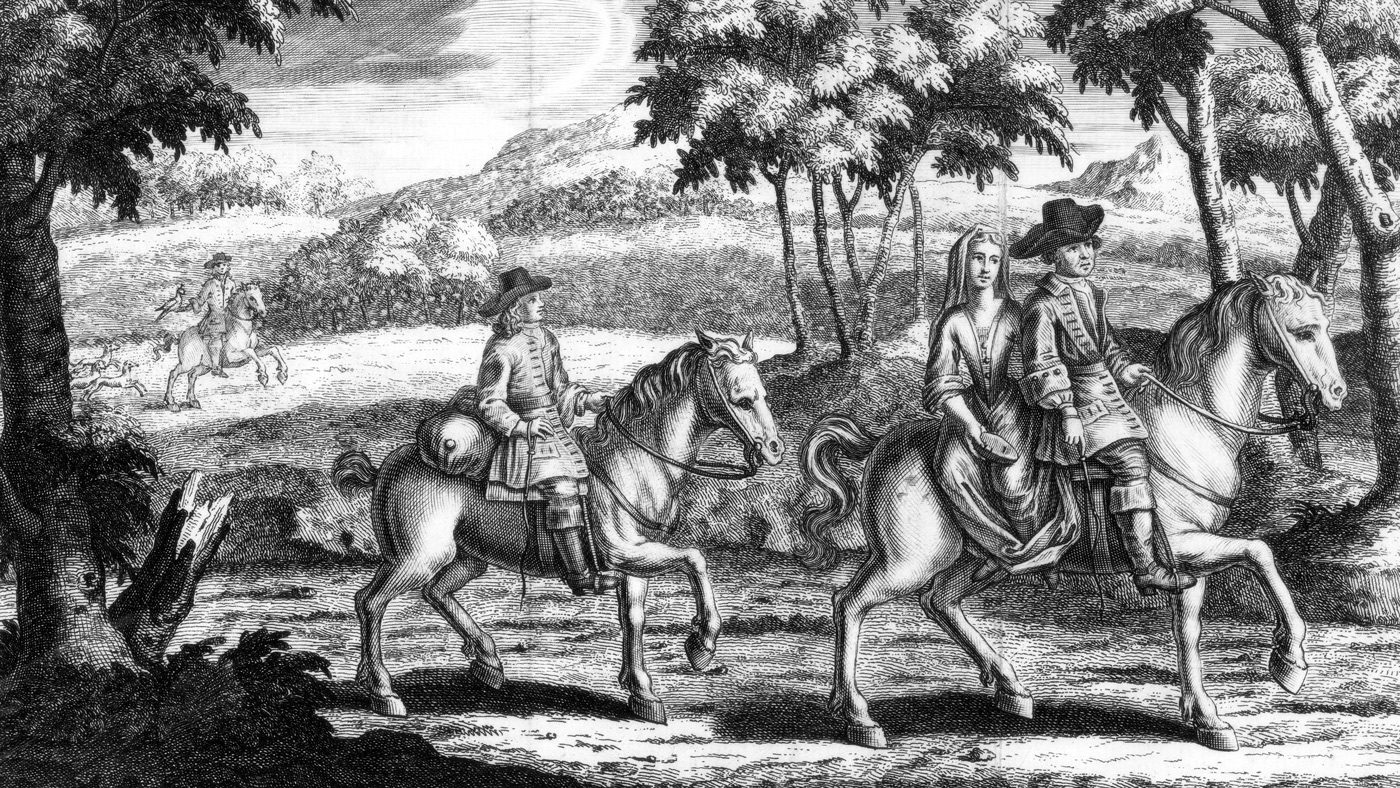 Переодетый король Карл II бежит из Англии в 1651 году (произведение искусства)
