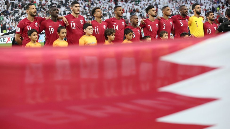 صورة جماعية لمنتخب قطر
