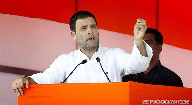 Congress Party president Rahul Gandhi