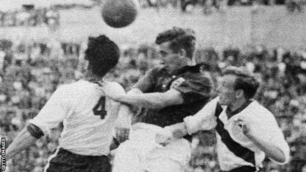 USA v England in 1950