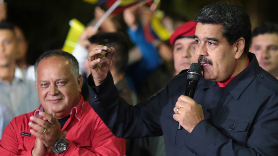 Algunos expertos creen que podría haber un adelanto de las elecciones presidenciales, previstas para dentro de un año. Nicolás Maduro.