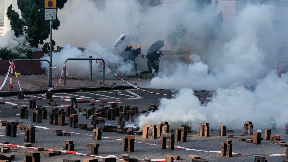 去年香港理工大學衝突是示威浪潮中，其中一次最嚴重的警民衝突。