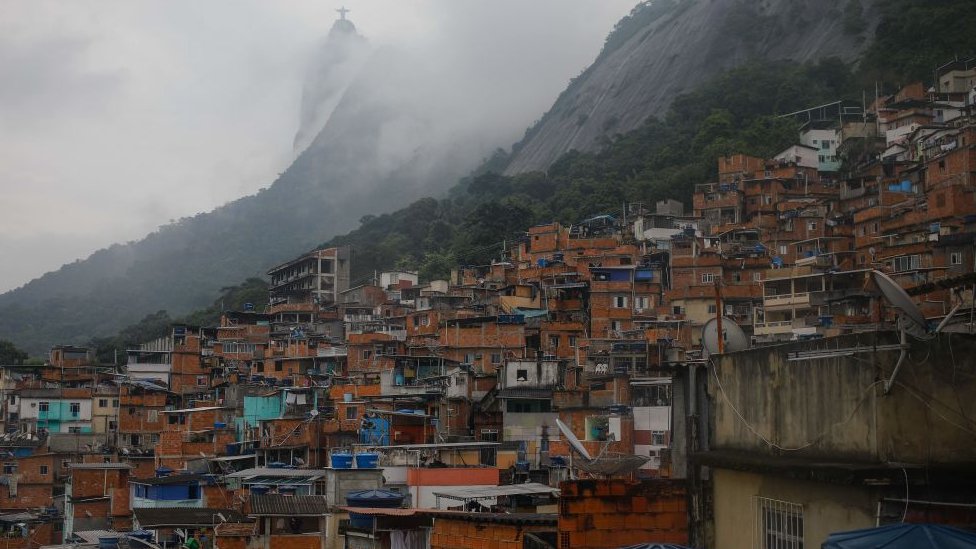 Favela en Río de Janeiro.